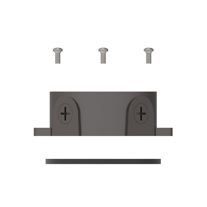 Halco MBUL-JB-BZ Junction Box Housing Bronze With EPDM Form 4 Plugs 4 Screws And 1 Grounding Screw For Wall Or Ceiling Mounting MBUL Mini Bullet Flood (25600)