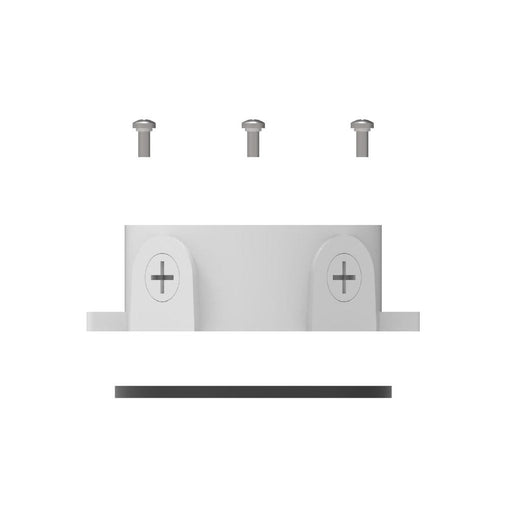 Halco MBUL-JB-WH Junction Box Housing White With EPDM Form 4 Plugs 4 Screws And 1 Grounding Screw For Wall Or Ceiling Mounting MBUL Mini Bullet Flood (25601)
