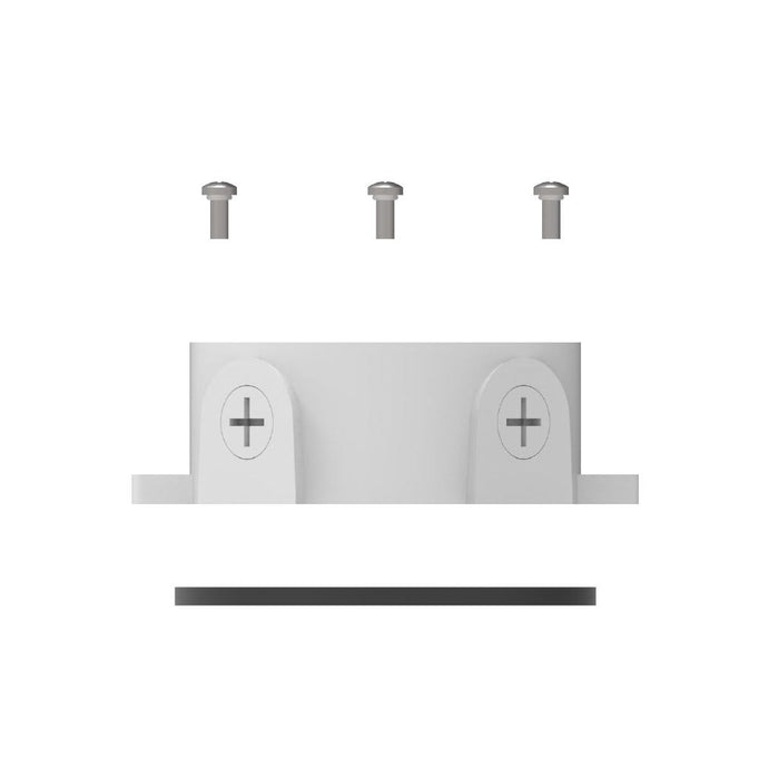 Halco MBUL-JB-WH Junction Box Housing White With EPDM Form 4 Plugs 4 Screws And 1 Grounding Screw For Wall Or Ceiling Mounting MBUL Mini Bullet Flood (25601)