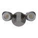 Halco PFL-LS-CS-U-BZ Patrol LED Security Flood Dual Heads Selectable 1450Lm/2175Lm/2900Lm 10W/15W/20W 3000K/4000K/5000K 120-277 VAC Bronze No Motion Sensor (25596)