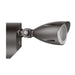 Halco PFL-LS-CS-U-BZ Patrol LED Security Flood Dual Heads Selectable 1450Lm/2175Lm/2900Lm 10W/15W/20W 3000K/4000K/5000K 120-277 VAC Bronze No Motion Sensor (25596)