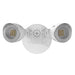 Halco PFL-LS-CS-U-WH Patrol LED Security Flood Dual Heads Selectable 1450Lm/2175Lm/2900Lm 10W/15W/20W 3000K/4000K/5000K 120-277 VAC White No Motion Sensor (25597)