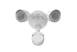 Halco PFL-LS-CS-U-WH-SR Patrol LED Security Flood Dual Heads Selectable 1450Lm/2175Lm/2900Lm 10W/15W/20W 3000K/4000K/5000K 120-277 VAC White With Motion Sensor (25594)