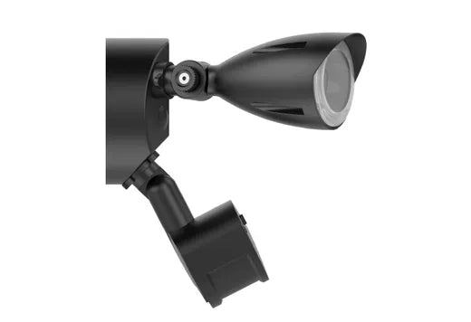 Halco PFL-LS-CS-U-BL-SR Patrol LED Security Flood Dual Heads Selectable 1450Lm/2175Lm/2900Lm 10W/15W/20W 3000K/4000K/5000K 120-277 VAC Black With Motion Sensor (25595)