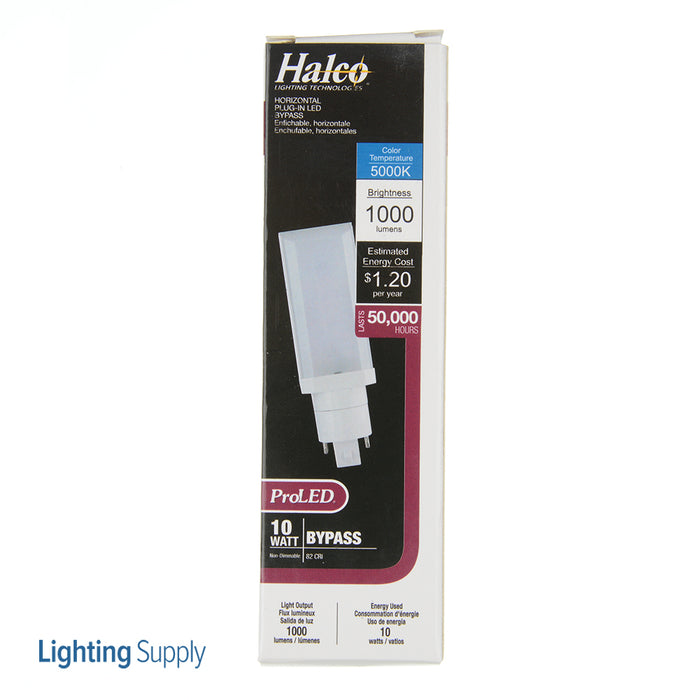Halco PL10H/850/BYP/LED ProLED 10W LED 5000K 120-277V 82 CRI G24q/GX24q/G24d/GX24d Base Bulb (81146)