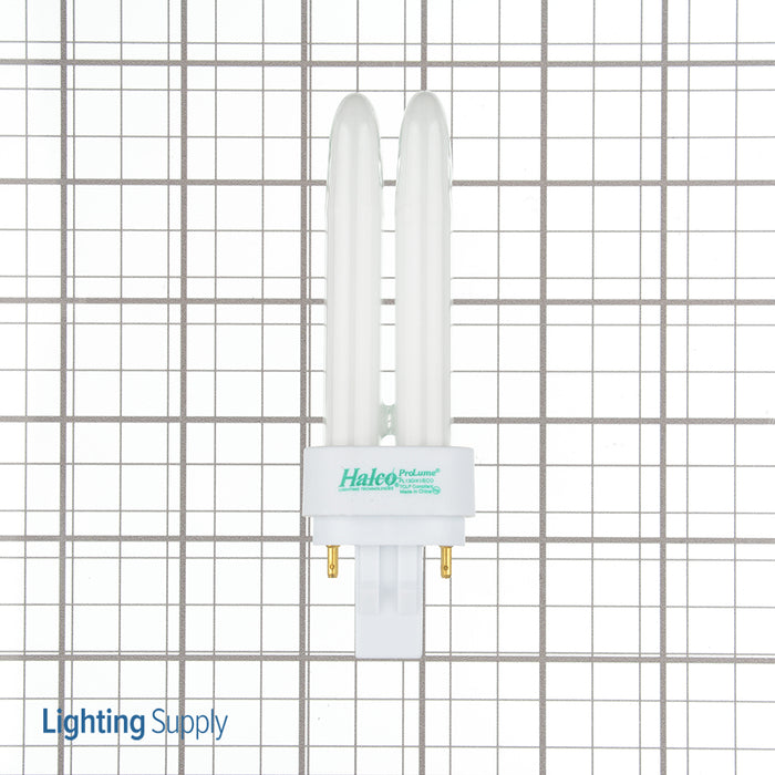 Halco PL13D/41/ECO Compact Fluorescent 13W 120V 4100K 900Lm GX23-2 Base Dimmable Double Tube Prolume Bulb (109150)