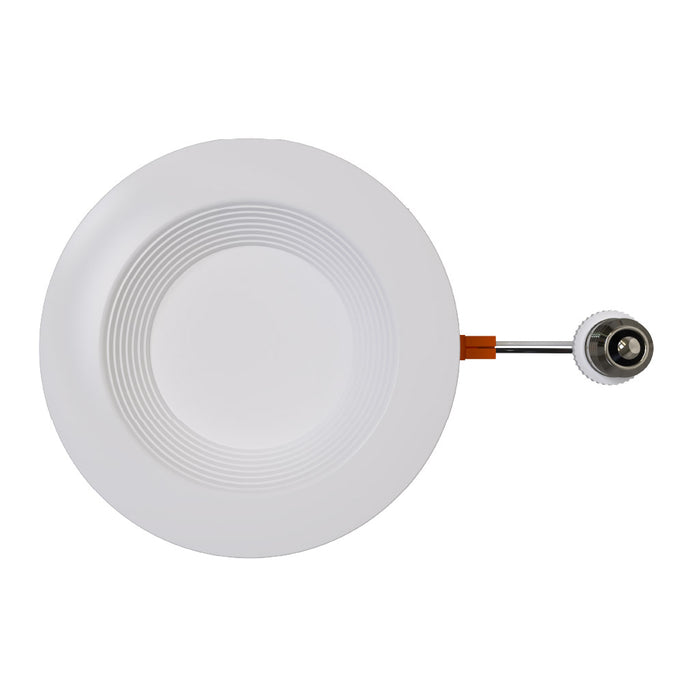 Halco RDLC-4-CS-BT-120V Residential Retrofit Downlight 4 Inch 700lm 7.5W CCT Selectable 2700K/3000K/3500K/4000K/5000K Baffle Trim 120V Triac Dimming (89015)