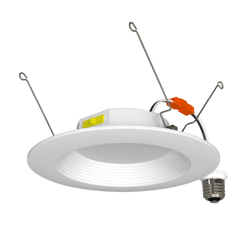 Halco RDLC-6-CS-BT-120V Residential Retrofit Downlight 6 Inch 900lm 10W CCT Selectable 2700K/3000K/3500K/4000K/5000K Baffle Trim 120V Triac Dimming (89017)