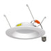 Halco RDLC-6-CS-BT-120V Residential Retrofit Downlight 6 Inch 900lm 10W CCT Selectable 2700K/3000K/3500K/4000K/5000K Baffle Trim 120V Triac Dimming (89017)