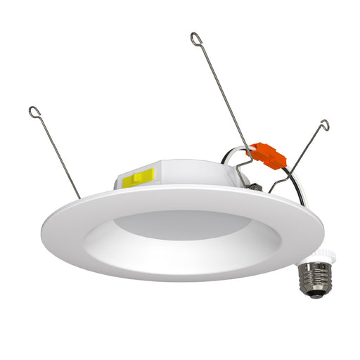 Halco RDLC-6-CS-ST-120V Residential Retrofit Downlight 6 Inch 900lm 10W CCT Selectable 2700K/3000K/3500K/4000K/5000K Smooth Trim 120V Triac Dimming (89018)