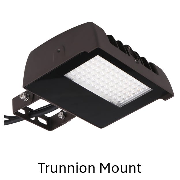 Halco SFLD1-LS-CS-U-BZ-PC Sektor LED Floodlight Bronze With Lens Shift Technology Selectable 1950Lm-4440Lm 15W/20W/30W 3000K/4000K/5000K 120-277VAC 0-10V Dimming (22902)