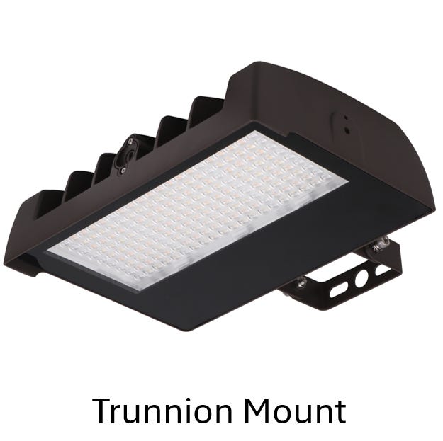 Halco SFLD2-LS-CS-U-BZ-PC Sektor LED Floodlight Bronze With Lens Shift Technology Selectable 4550Lm-8140Lm 35W/45W/55W 3000K/4000K/5000K 120-277VAC 0-10V Dimming (22904)