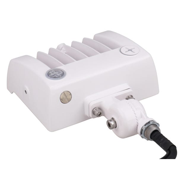 Halco SFLD1-LS-CS-U-WH-PC Sektor LED Floodlight White With Lens Shift Technology Selectable 1950Lm-4440Lm 15W/20W/30W 3000K/4000K/5000K 120-277VAC 0-10V Dimming (22903)