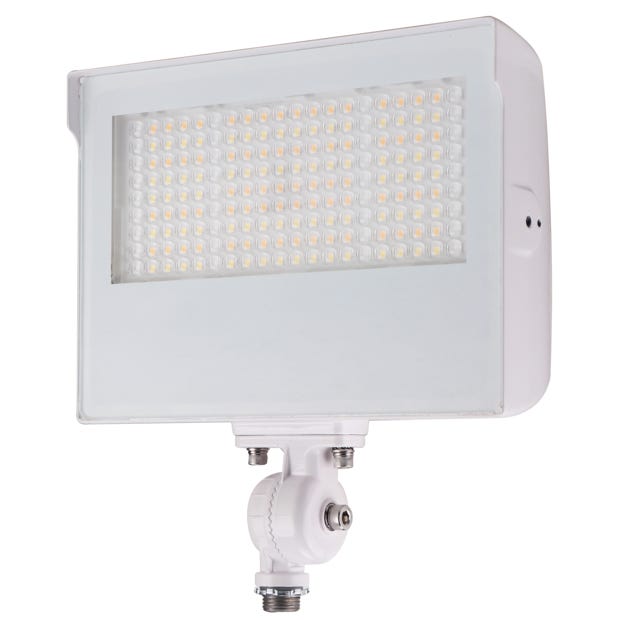 Halco SFLD2-LS-CS-U-WH-PC Sektor LED Floodlight White With Lens Shift Technology Selectable 4550Lm-8140Lm 35W/45W/55W 3000K/4000K/5000K 120-277VAC 0-10V Dimming (22905)