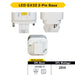 Halco PLD9O-8CS-HYB-GX32-LED2 LED Double Tube Omni-Directional Plug-In Lamp Gx32 2-Pin Base 9W CCT Selectable 3000K/3500K/4000K/5000K Hybrid Type A-Type B Non-Dimmable (82848)