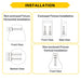 Halco PLD7O-8CS-HYB-GX32-LED2 LED Double Tube Omni-Directional Plug-In Lamp Gx32 2-Pin Base 7W CCT Selectable 3000K/3500K/4000K/5000K Hybrid Type A-Type B Non-Dimmable (82847)