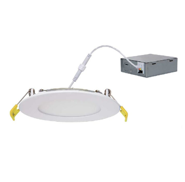 Halco FSDLS4FR10/CCT/LED Field Selectable Slim Downlight 4 Inch 10W 2700K-5000K Dimmable JA-8 ProLED Selectable (89093)