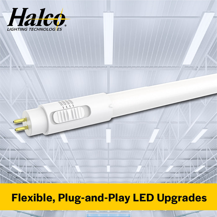 Halco 48T5-24-8CS-DIR-LED 48 Inch LED T5 Miniature Bi-Pin G5 Base 24W Type A Direct CCT Selectable 3500K/4000K/5000K/6500K 3200Lm 120-277V (84090)