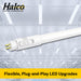 Halco 48T5-24-8CS-DIR-LED 48 Inch LED T5 Miniature Bi-Pin G5 Base 24W Type A Direct CCT Selectable 3500K/4000K/5000K/6500K 3200Lm 120-277V (84090)