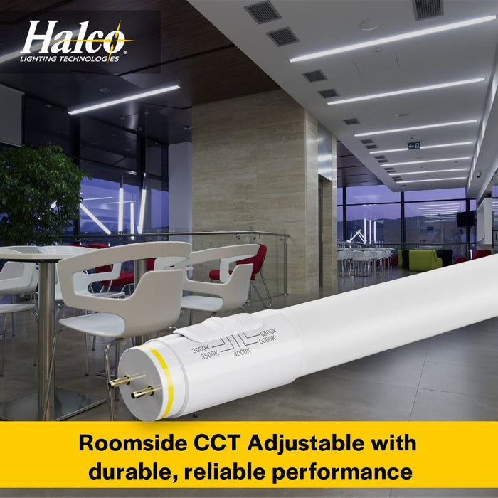 Halco CCT Selectable T8 LED Type A/B Tube