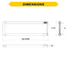 Halco T8U6-8CS-HYB-D-LED LED T8 U-Bend Medium Bi-Pin G13 Base 6 Inch Spacing Hybrid Type A/B 15W CCT Selectable 3000K/3500K/4000K/5000K/6500K 1950Lm 120-277V Dimmable (82395)