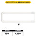 Halco T8U6-8CS-HYB-D-LED LED T8 U-Bend Medium Bi-Pin G13 Base 6 Inch Spacing Hybrid Type A/B 15W CCT Selectable 3000K/3500K/4000K/5000K/6500K 1950Lm 120-277V Dimmable (82395)