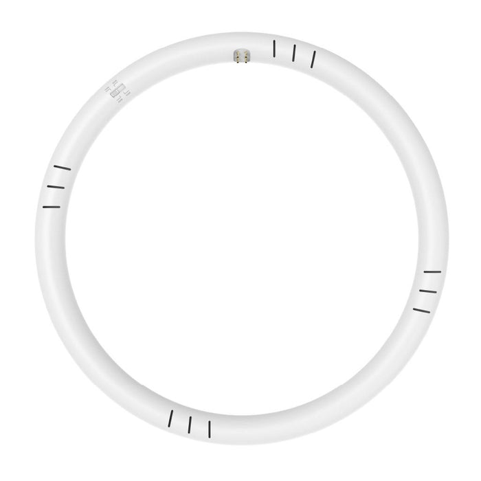Halco T9C12-8CS-HYB-LED LED Circline 12 Inch T9 G10Q Base 16W Hybrid Type A/B CCT Selectable 3500K/4000K/5000K/6500K 2000Lm 120-277V Non-Dimmable (87507)