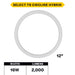 Halco T9C12-8CS-HYB-LED LED Circline 12 Inch T9 G10Q Base 16W Hybrid Type A/B CCT Selectable 3500K/4000K/5000K/6500K 2000Lm 120-277V Non-Dimmable (87507)