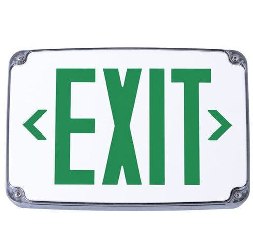 Halco EMG-WLEX-WH-G Emergence Series Wet Cold-Location Exit Green Legend Universal Single/Double Face White Housing Self-Diagnostics (97109)