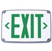 Halco EMG-WLEX-WH-G Emergence Series Wet Cold-Location Exit Green Legend Universal Single/Double Face White Housing Self-Diagnostics (97109)