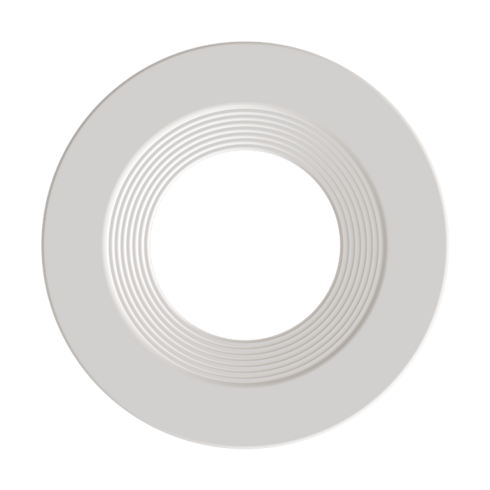 RAB Color Trim For 4 Inch Modular Downlights Round White Baffle (HAT4RBW)