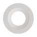 RAB Color Trim For 4 Inch Modular Downlights Round White Baffle (HAT4RBW)