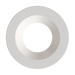 RAB Color Trim For 4 Inch Modular Downlights Round White Smooth (HAT4RW)