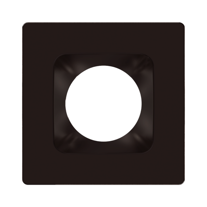 RAB Color Trim For 4 Inch Modular Downlights Square Bronze Smooth (HAT4SA)