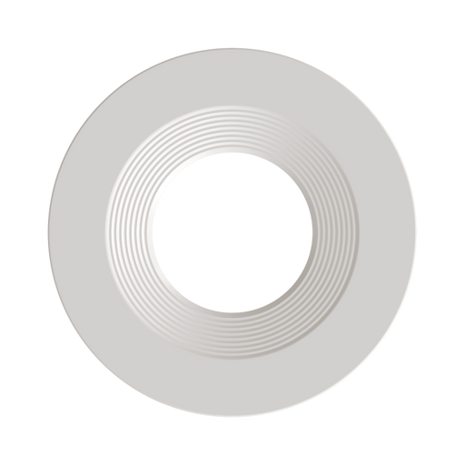 RAB Color Trim For 6 Inch Modular Downlights Round White Baffle (HAT6RBW)