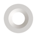 RAB Color Trim For 6 Inch Modular Downlights Round White Smooth (HAT6RW)