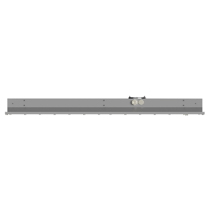 RAB Hazardous Location 1X4 40W 5000K Pendant Ceiling Mount 120-277V 0-10V Dimming With Microwave Occupancy Sensor Gray (HAZPAN1X4-40/MVS)