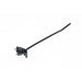 HellermannTyton 1-Piece Cable Tie/Arrowhead Mount With Wings 5.3 Inch Long 50 Pounds 0.24-026 Inch Mounting Hole PA66HIRHS Black 500 Per Bag (126-02204)