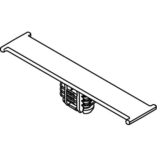 HellermannTyton Bundling Clip With Oval Fir Tree 2.28 Inch Long 0.02-0.24 Inch Panel Thickness PA66HIRHS Natural 8000 Per Carton (151-01239)