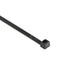HellermannTyton Cable Tie 8 Inch Long 50 Pounds Tensile Strength POM Black 1000 Per Package (111-01569)