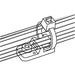 HellermannTyton Cable Tie Anchor Mount .20 Inch Hole Diameter .20 Inch Maximum Tie Width PEEK Beige 100 Per Package (151-00758)