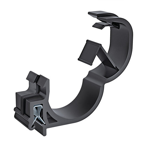 HellermannTyton Edge Clip EC27 Panel Thickness 0.04-0.12 Inch PA66HIRHS Black 500 Per Package (151-00161)