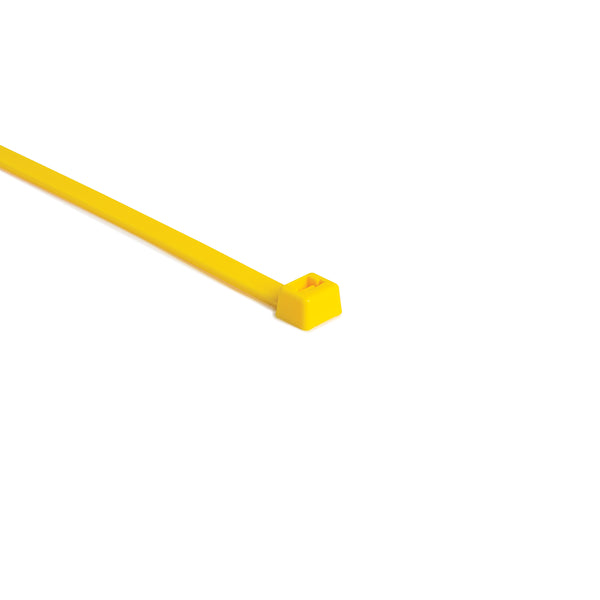 HellermannTyton Heavy Duty Cable Tie 15.2 Inch Long UL Rated 120 Pound Tensile Strength PA66 Yellow 500 Per Package (T120R4H4)