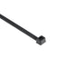 HellermannTyton Heavy Duty MilSpec Cable Tie 21 Inch Long MS3367 175 Pound Tensile Strength PA66UV Black 25 Per Bag (111-15623)