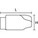 HellermannTyton HelaCon Plus Mini Push-In Style Wire Connector Double Spring 4-Port Polycarbonate Clear 100 Per Package (148-90038)