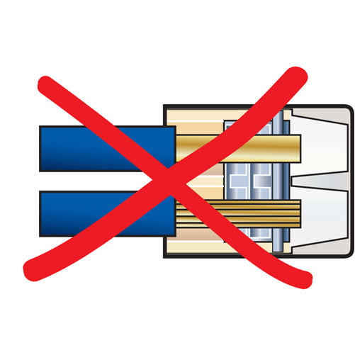 HellermannTyton HelaCon Plus Mini Push-In Style Wire Connector Double Spring 4-Port Polycarbonate Clear 100 Per Package (148-90038)