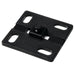 HellermannTyton Helawrap Mounting Base Without Adhesive HWBASE PA66HIRHS Black 50 Per Package (161-64014)