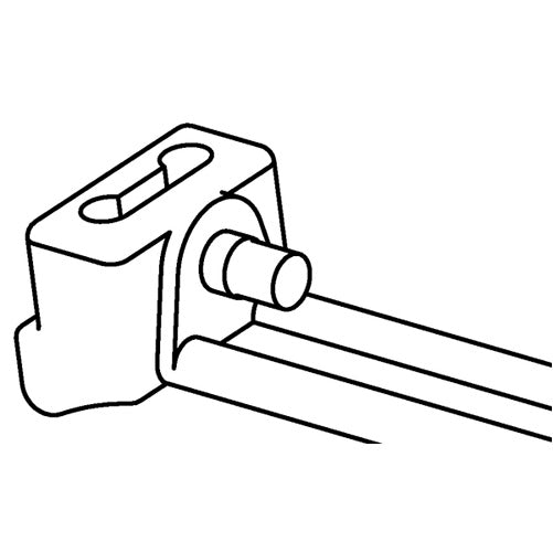 HellermannTyton Kabelrap Tie 13.3 Inch Long 176 Pounds Tensile Strength PA66HS Natural 50 Per Package (121-83355)