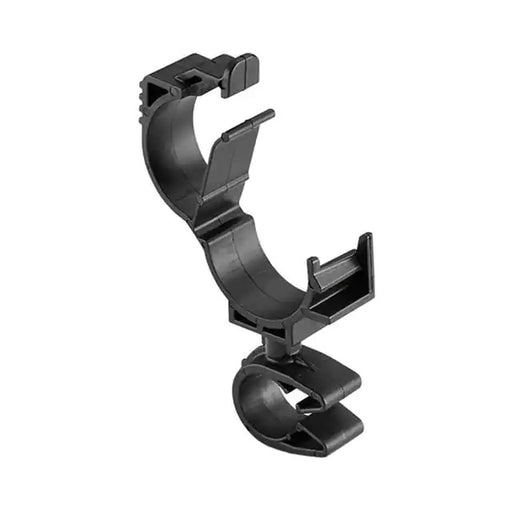 HellermannTyton LOC Locking Clamp 15-19mm To MOC Clip 12mm PA66HIRHSUV Black 1000 Per Carton (156-01887)