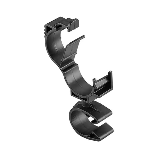 HellermannTyton LOC Locking Clamp 15-19mm To MOC Clip 16mm PA66HIRHSUV Black 1000 Per Carton (156-01891)